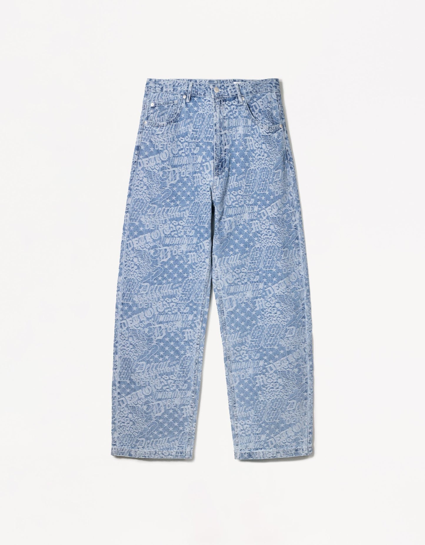 BAGGY JACQUARD JEANS