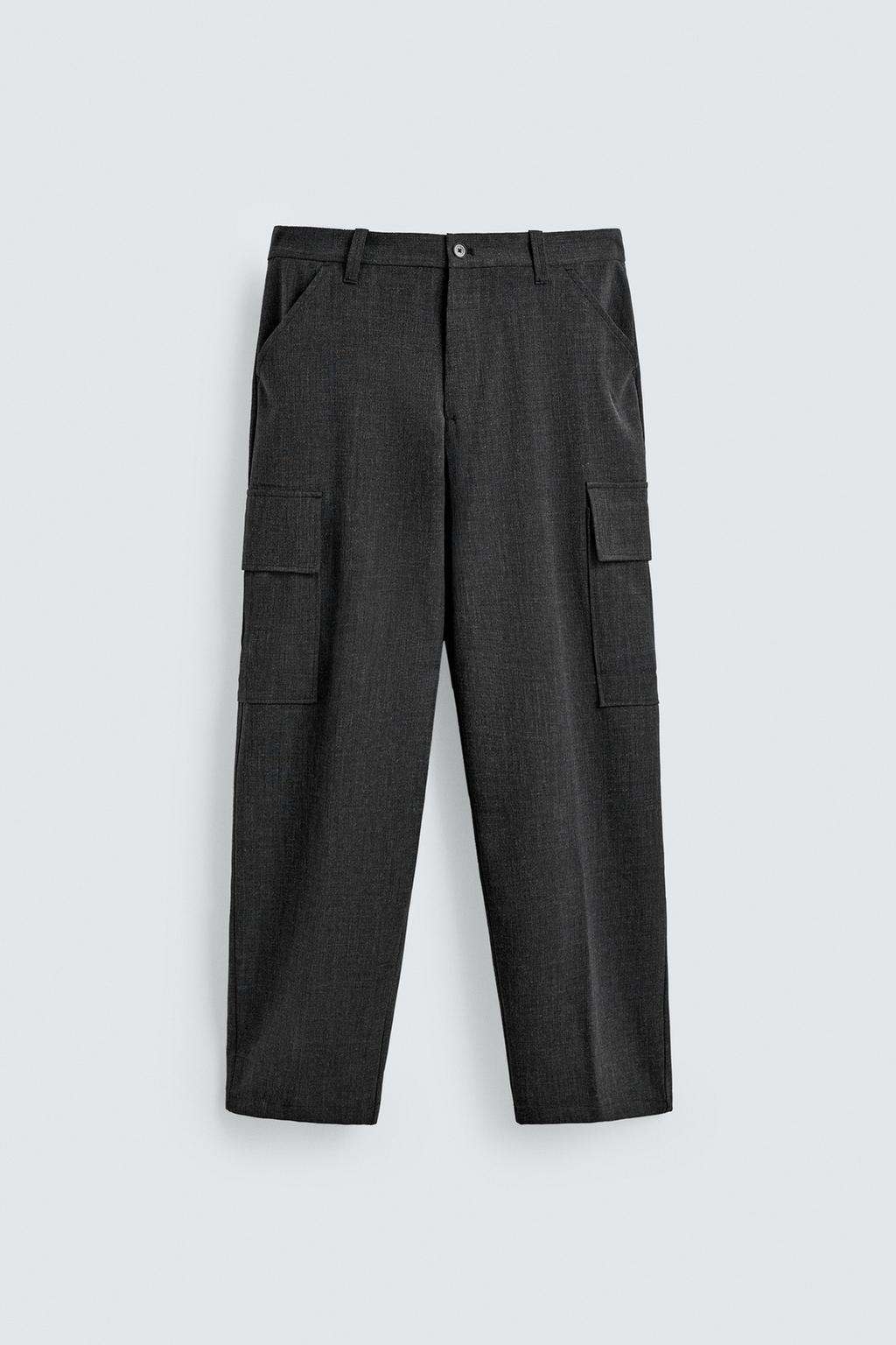 COMFORT STRAIGHT-LEG CARGO TROUSERS