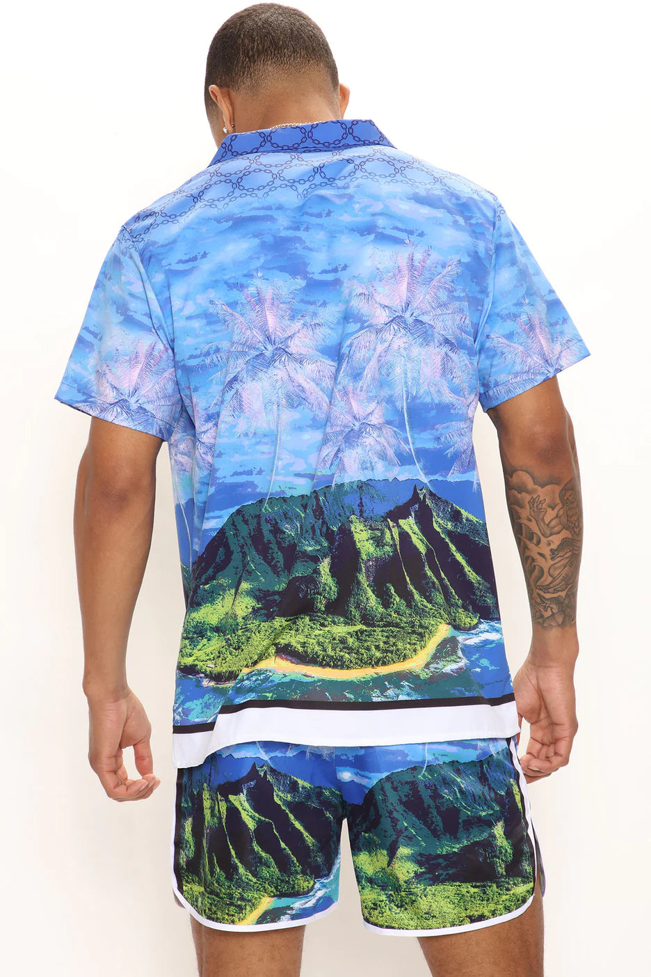 ALOHA MANA SHORT SLEEVE WOVEN TOP