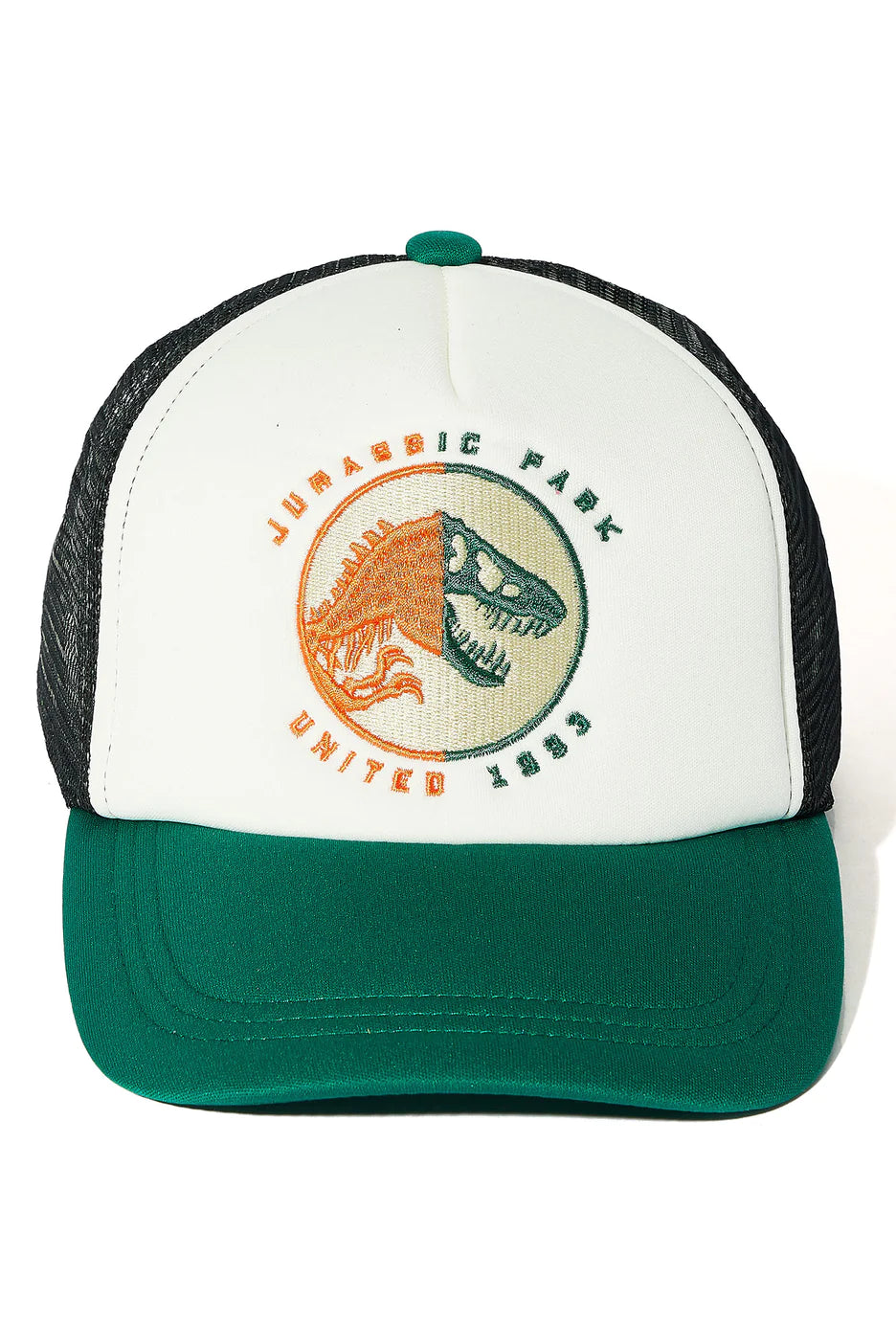 JURASSIC PARK SPLIT TRUCKER HAT