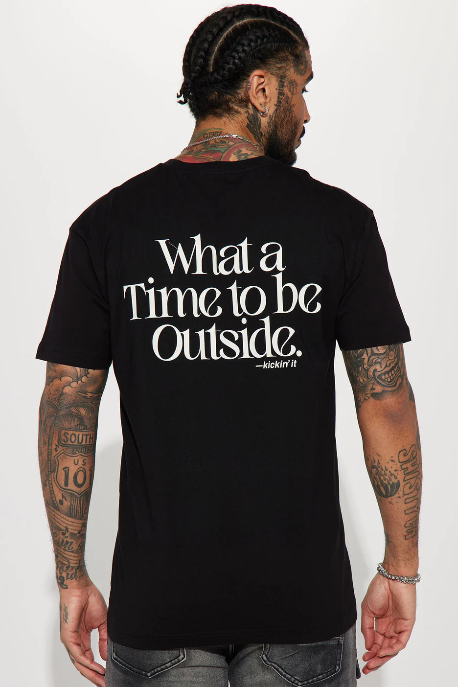 WHAT A TIME TO BE OUTSIDE SHORT SLEEVE TEE