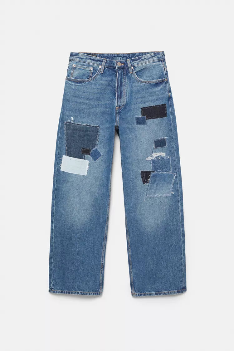 BAGGY PATCHWORK JEANS