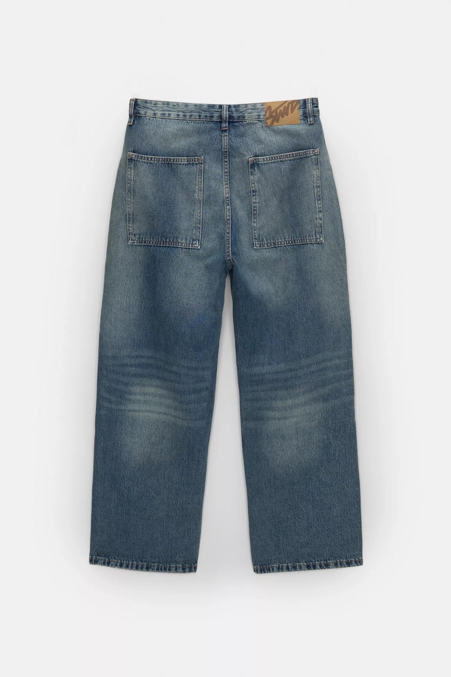 WIDE LEG CARGO JEANS