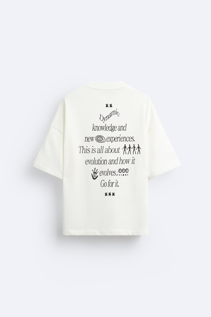 SWEATSHIRT WITH CONTRAST SLOGANS