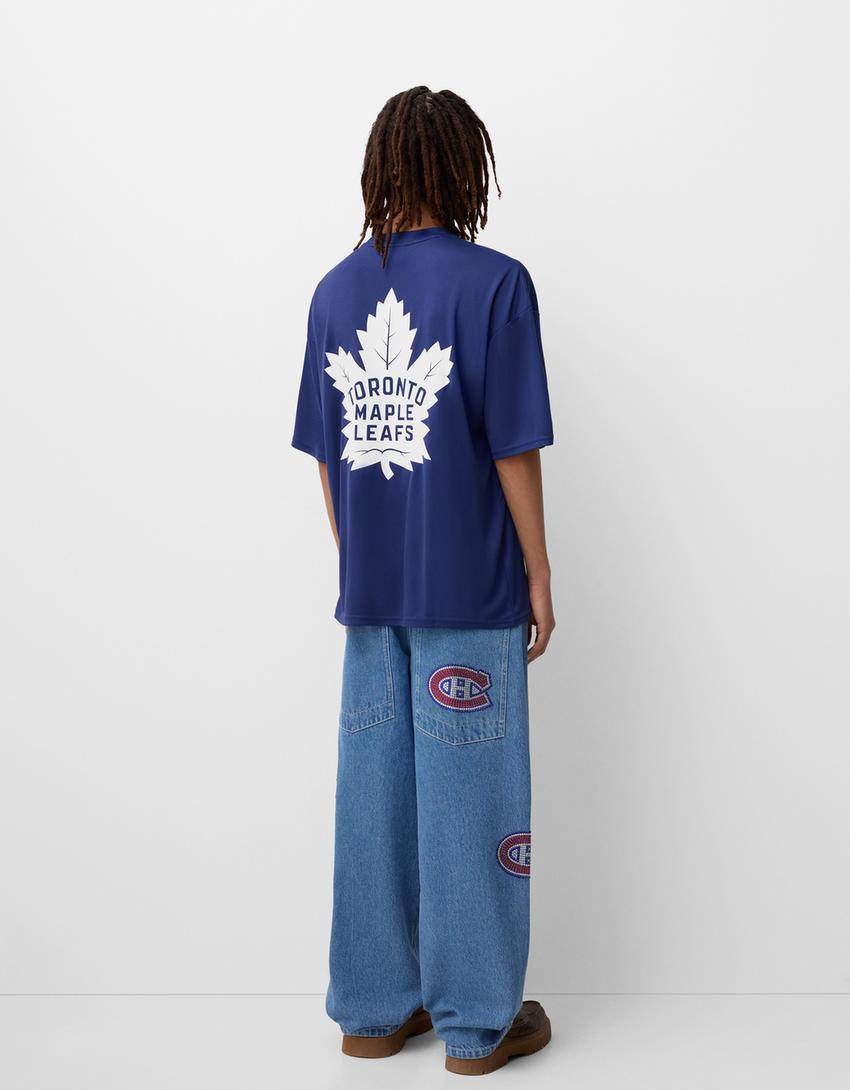 NHL BAGGY JEANS WITH PATCHES