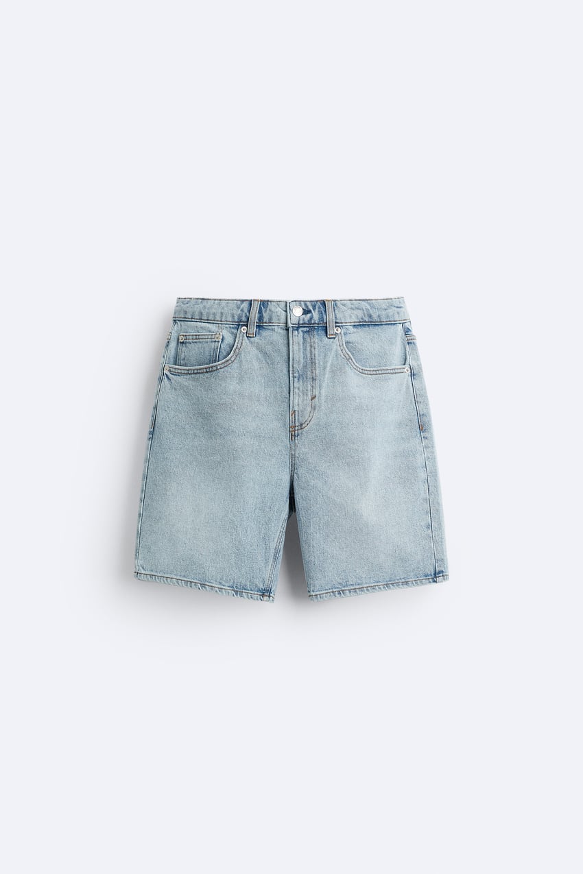 BASIC DENIM BERMUDA SHORTS
