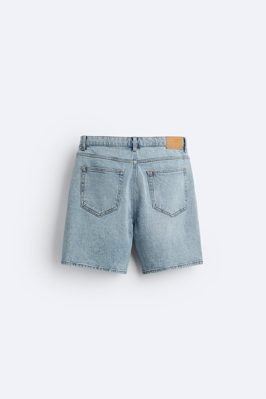 BASIC DENIM BERMUDA SHORTS
