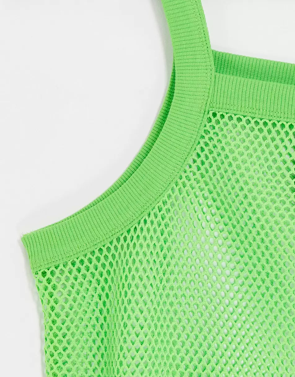 SQUARE NECK VEST
