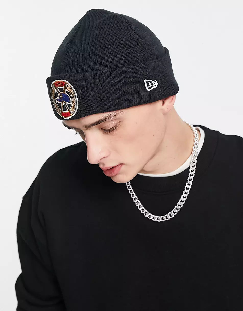 NEW YORK YANKEES SERIES BEANIE IN NAVY