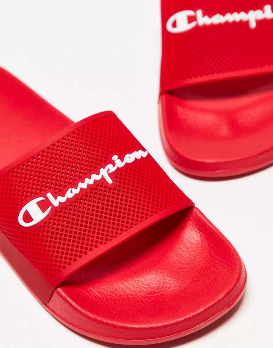 DAYTONA UNISEX SLIDERS IN RED