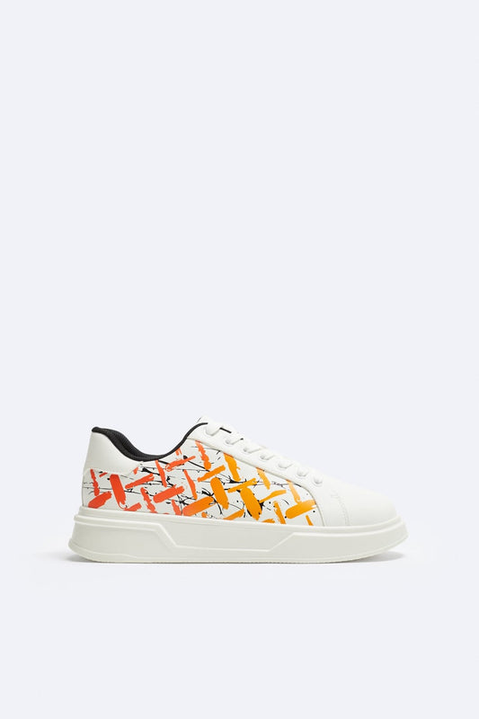 CHUNKY PRINTED SPORTS SNEAKERS