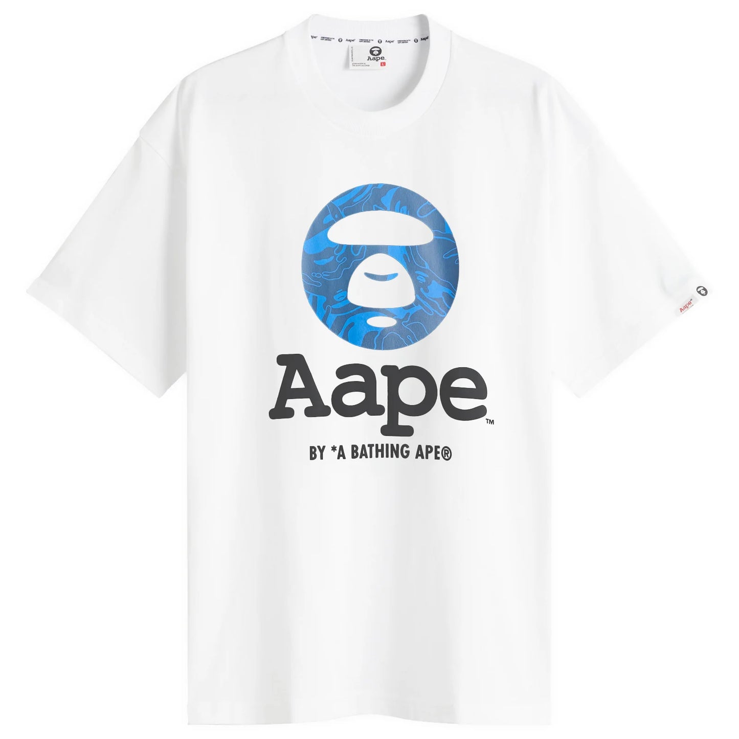 MOONFACE LOGO-PRINTED COTTON T-SHIRT