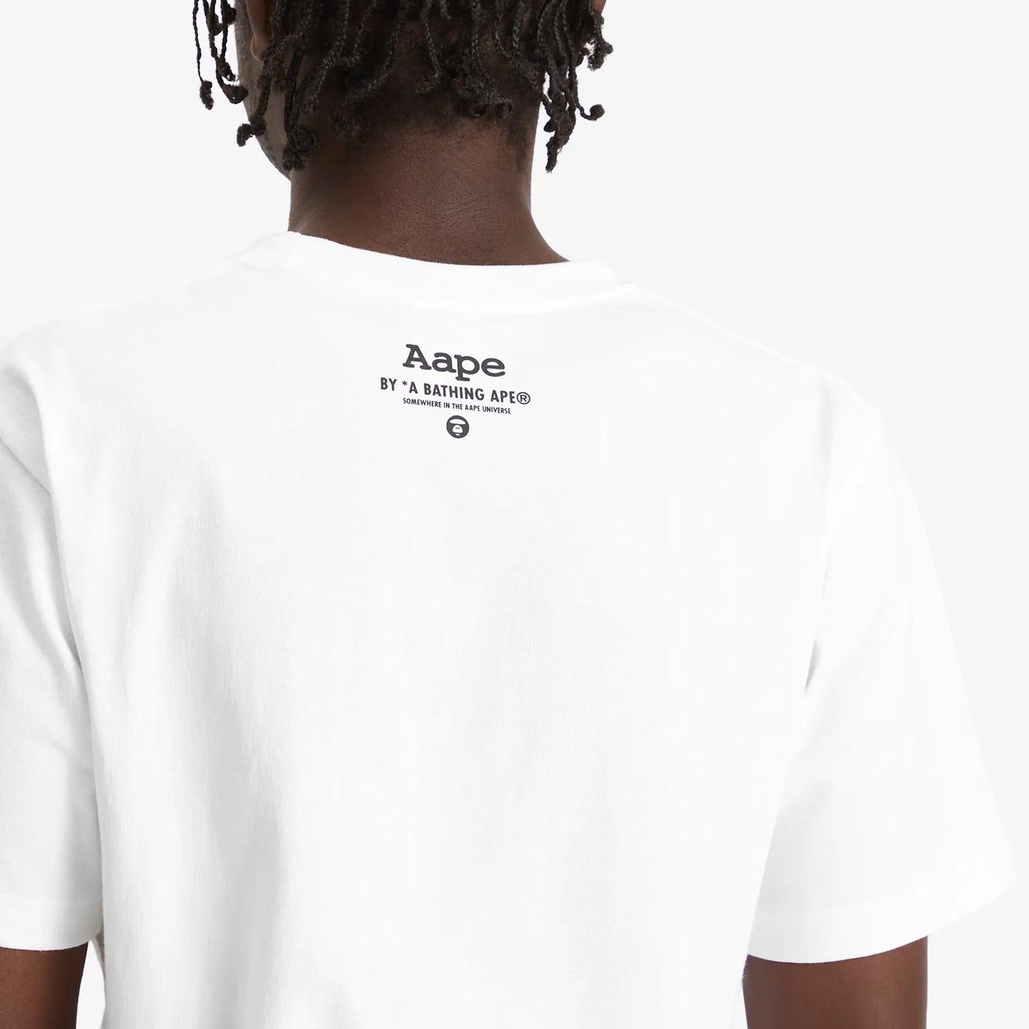 MOONFACE LOGO-PRINTED COTTON T-SHIRT