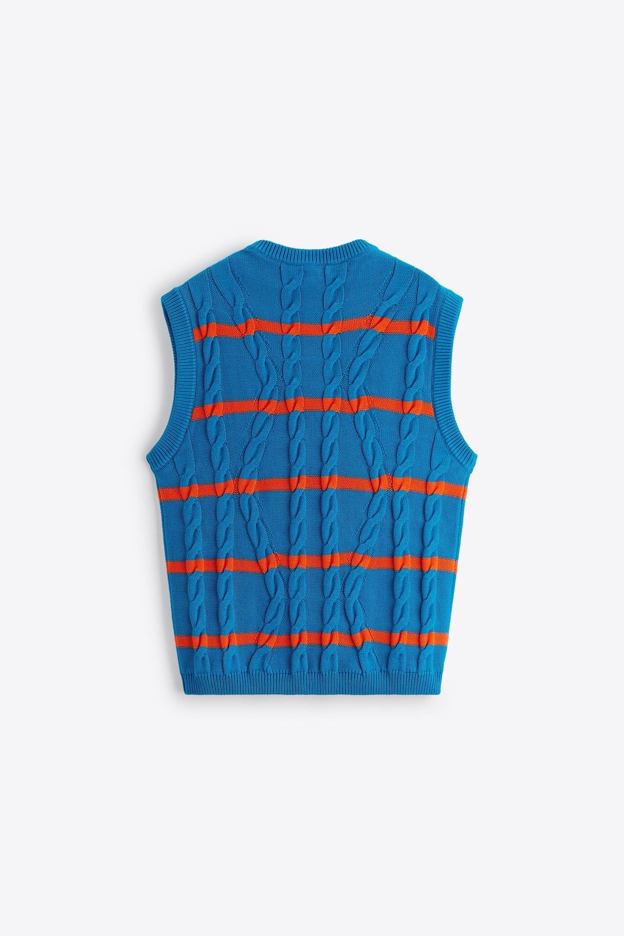 BRAID PRINT VEST