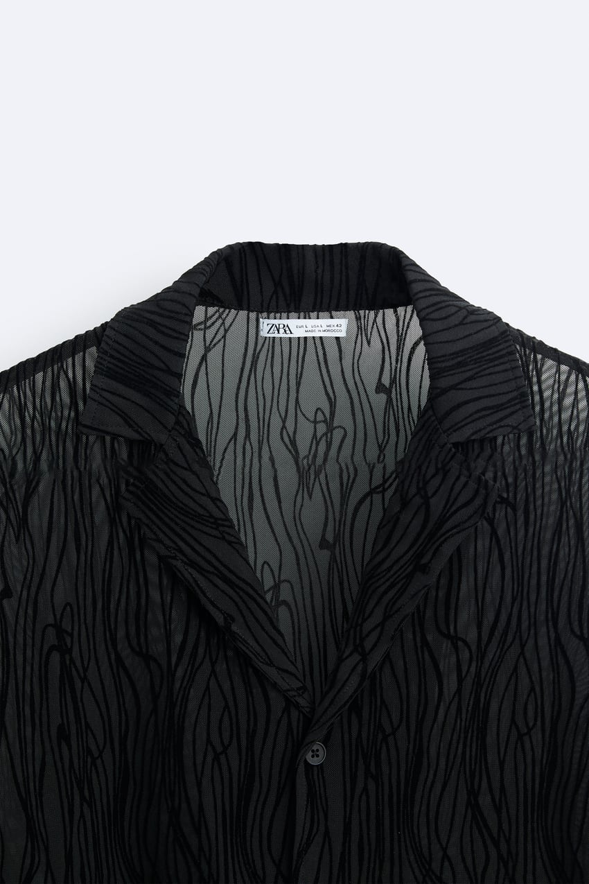 TEXTURED KNIT SHIRT