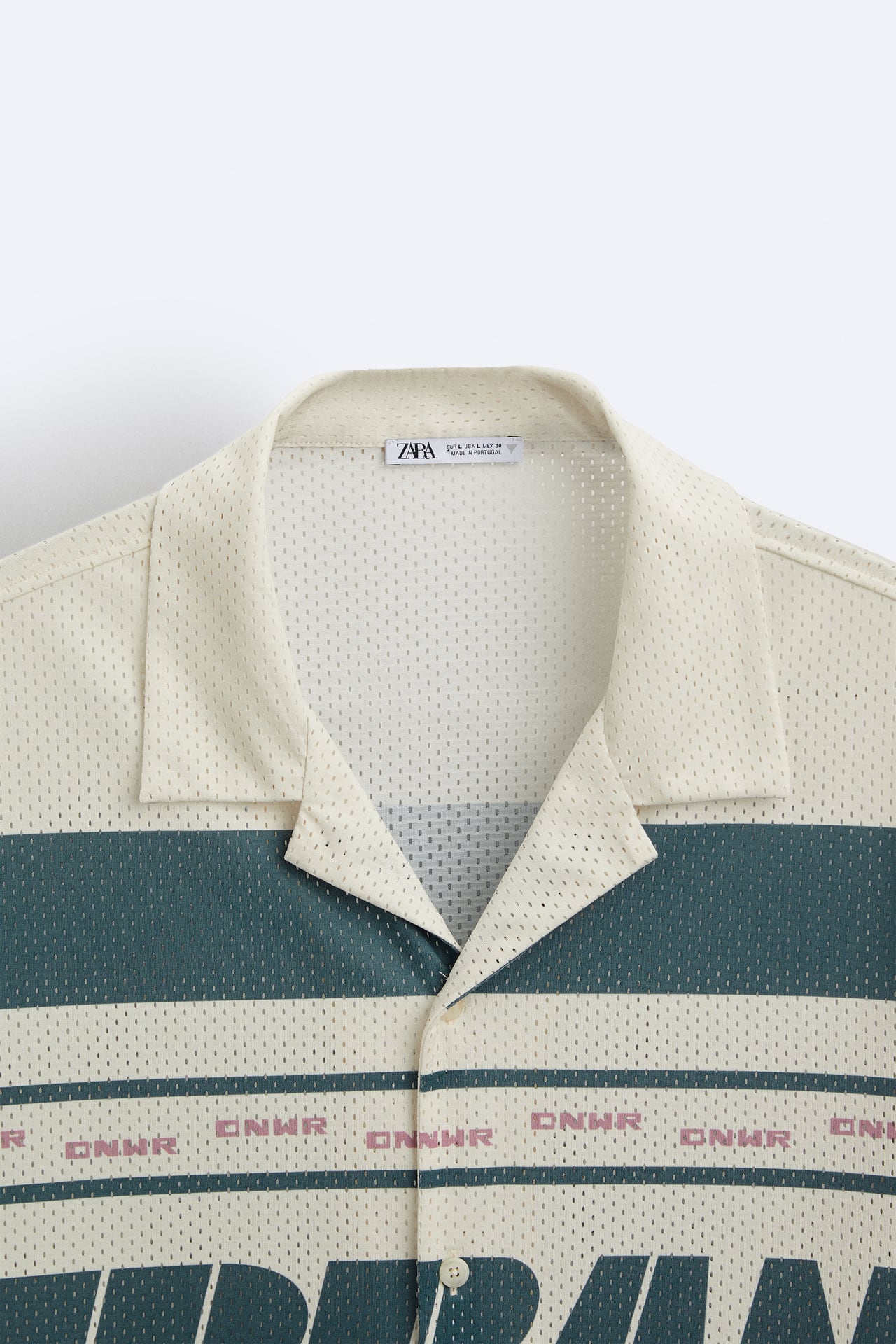 MESH TEXTURED SHIRT