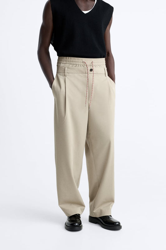 TROUSERS WITH DOUBLE WAIST
