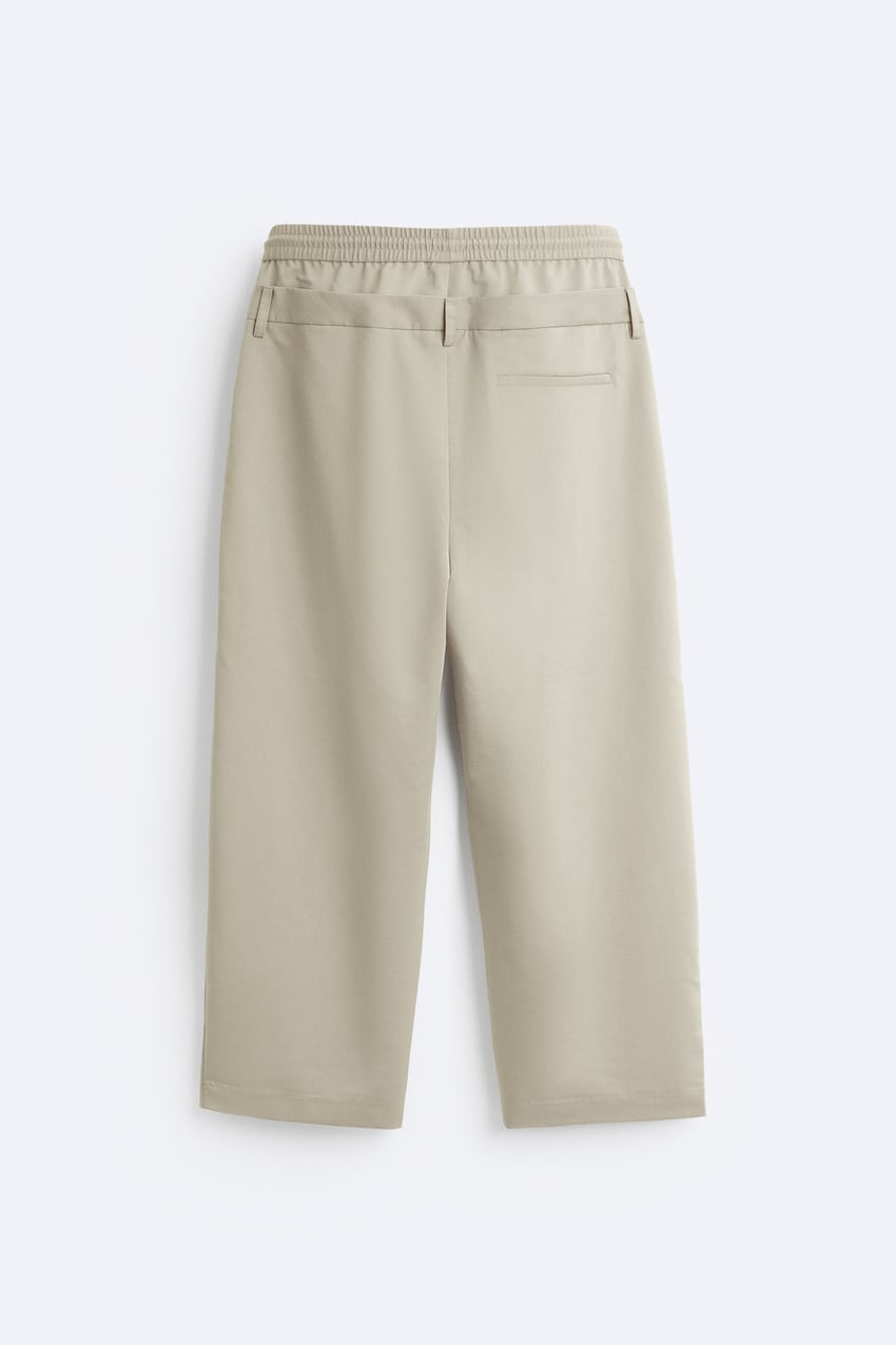 TROUSERS WITH DOUBLE WAIST