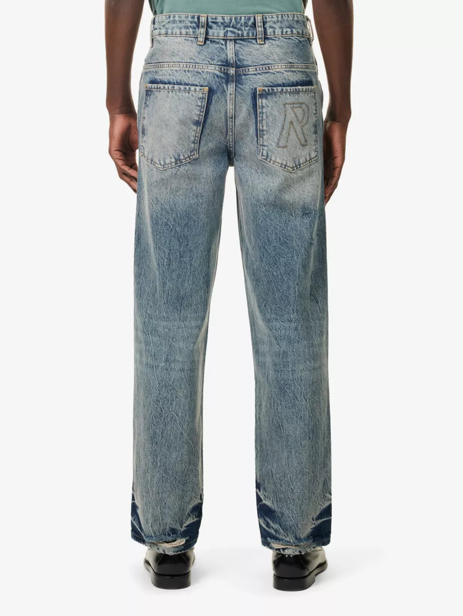 R3 DIST BAGGY FIT DENIM JEANS