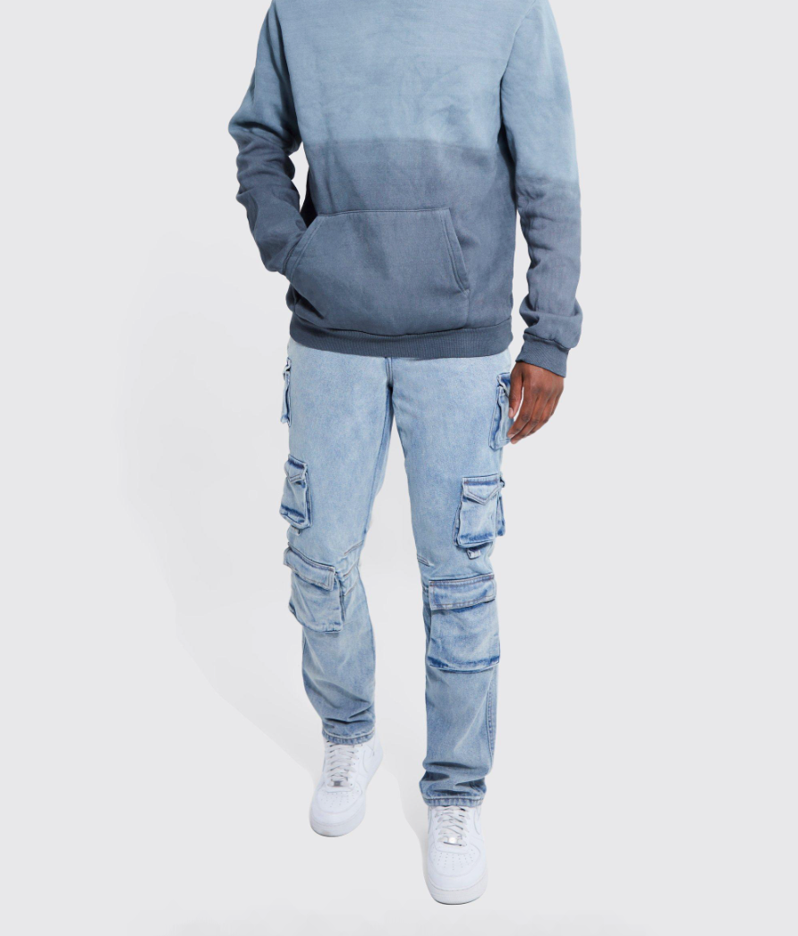 TALL STRAIGHT LEG MULTI POCKET CARGO JEAN