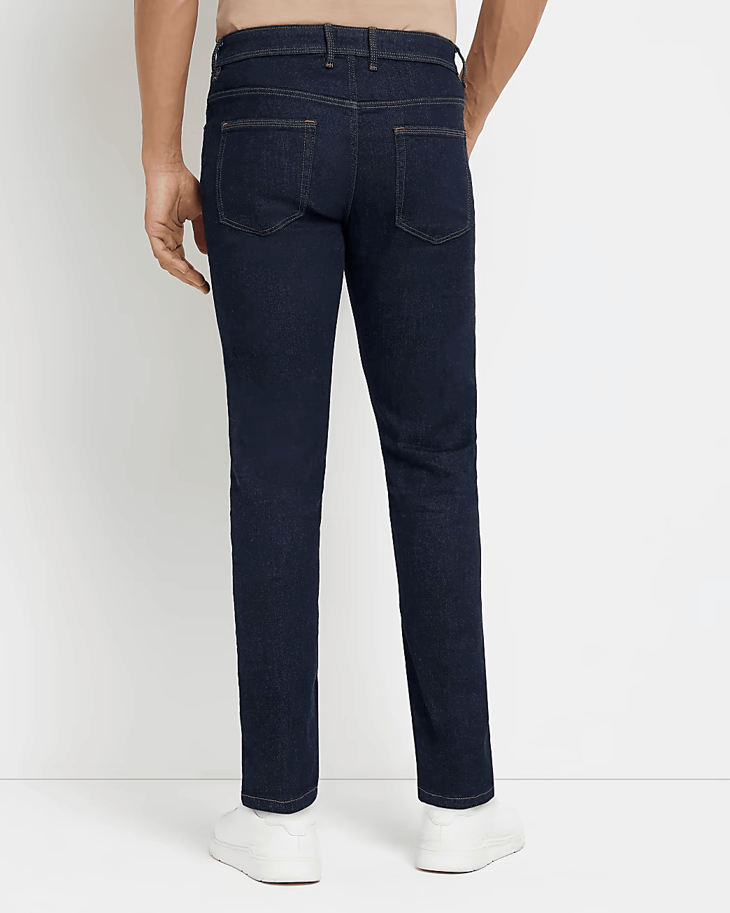DARK BLUE SKINNY FIT JEANS