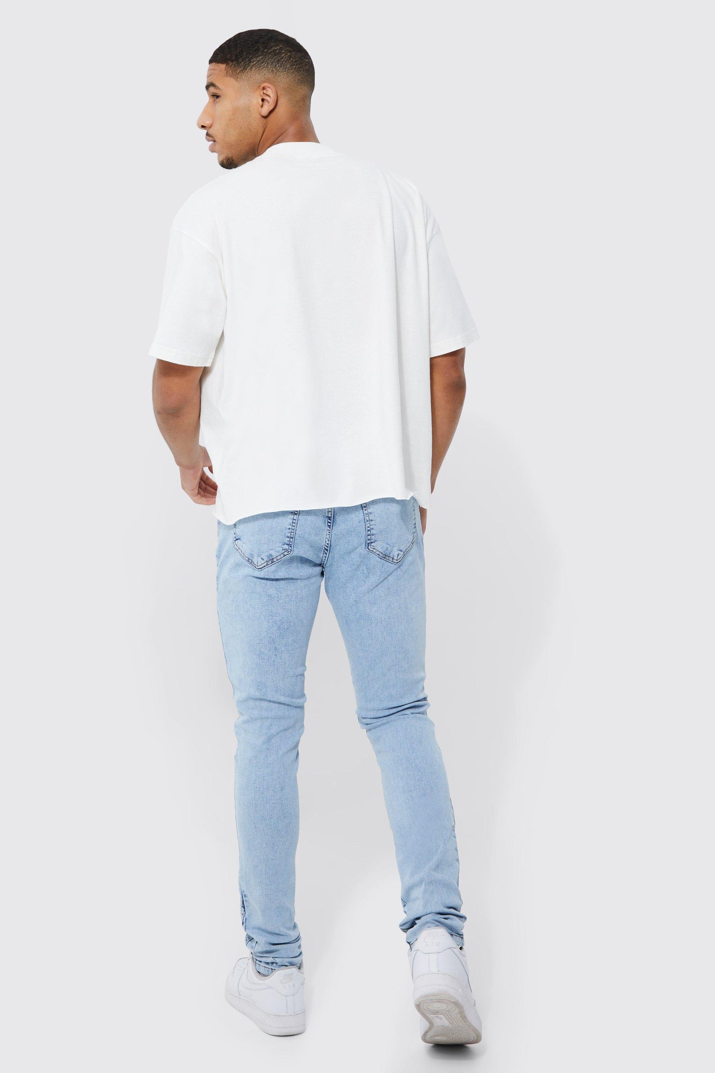 TALL SKINNY STRETCH PANELLED JEANS