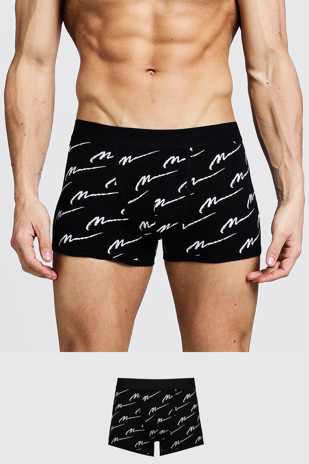 MAN SCRIPT BOXER SHORT