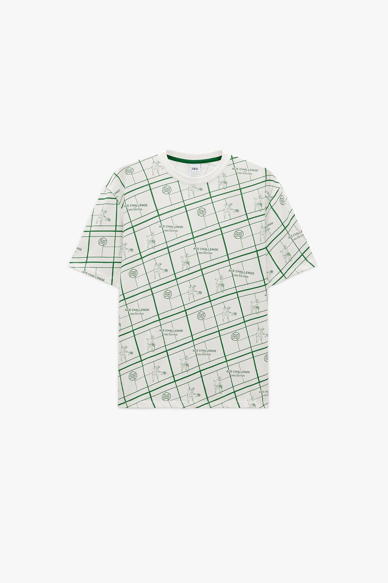 TENNIS PRINT T-SHIRT