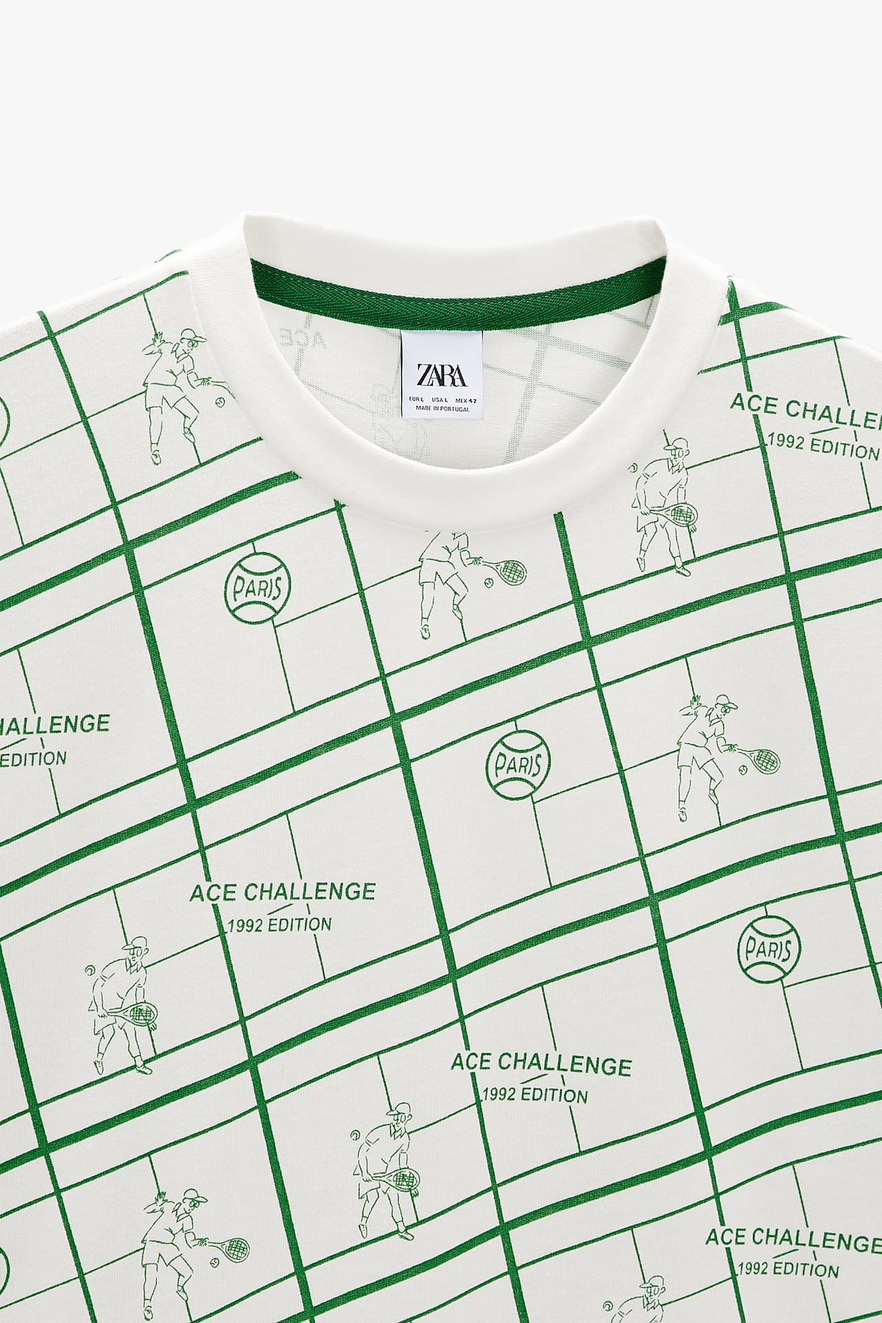TENNIS PRINT T-SHIRT