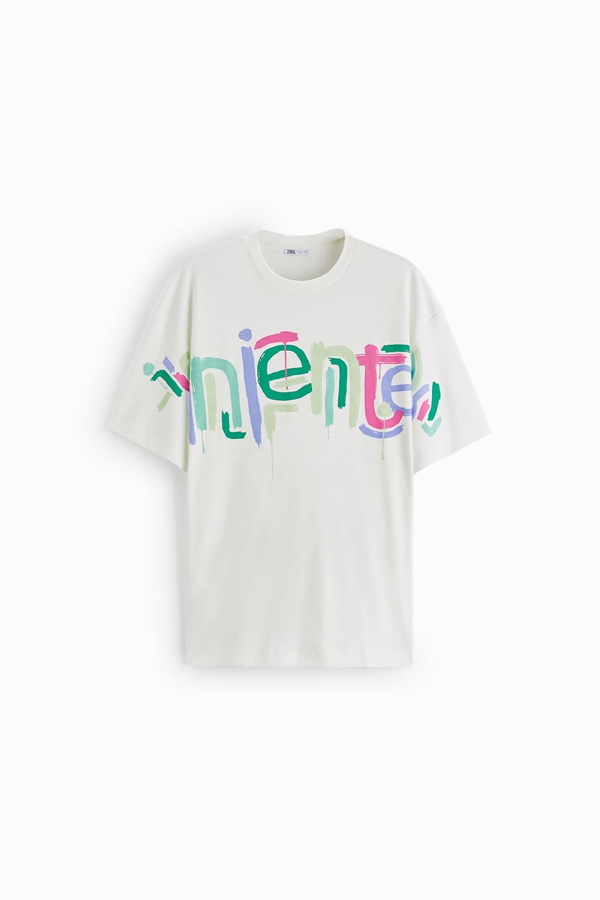 SLOGAN PRINT T-SHIRT