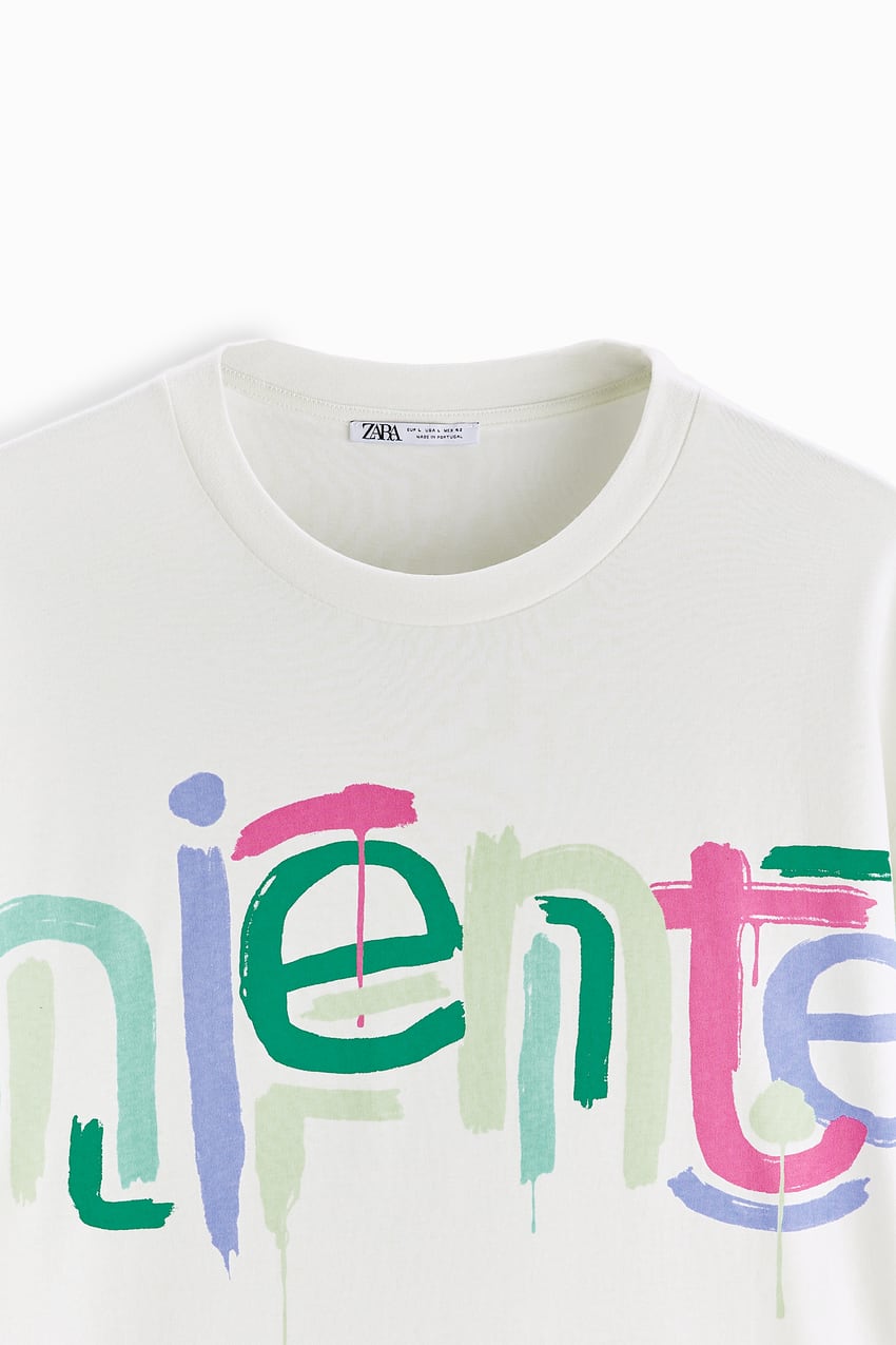 SLOGAN PRINT T-SHIRT