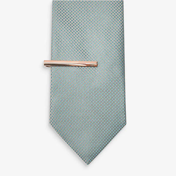 TEXTURED TIE WITH TIE CLIP