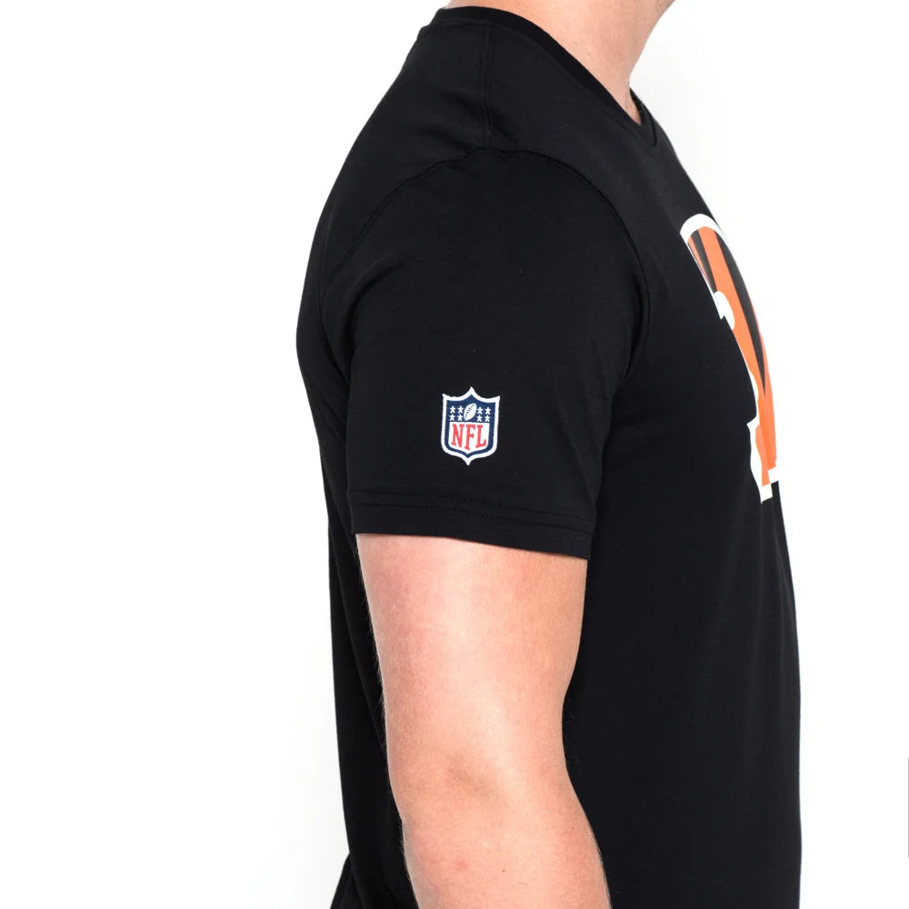 CINCINNATI BENGALS TEAM LOGO BLACK T-SHIRT