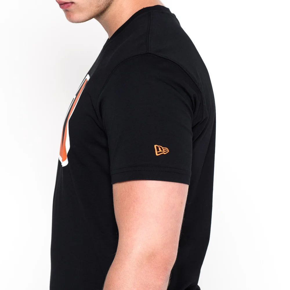 CINCINNATI BENGALS TEAM LOGO BLACK T-SHIRT