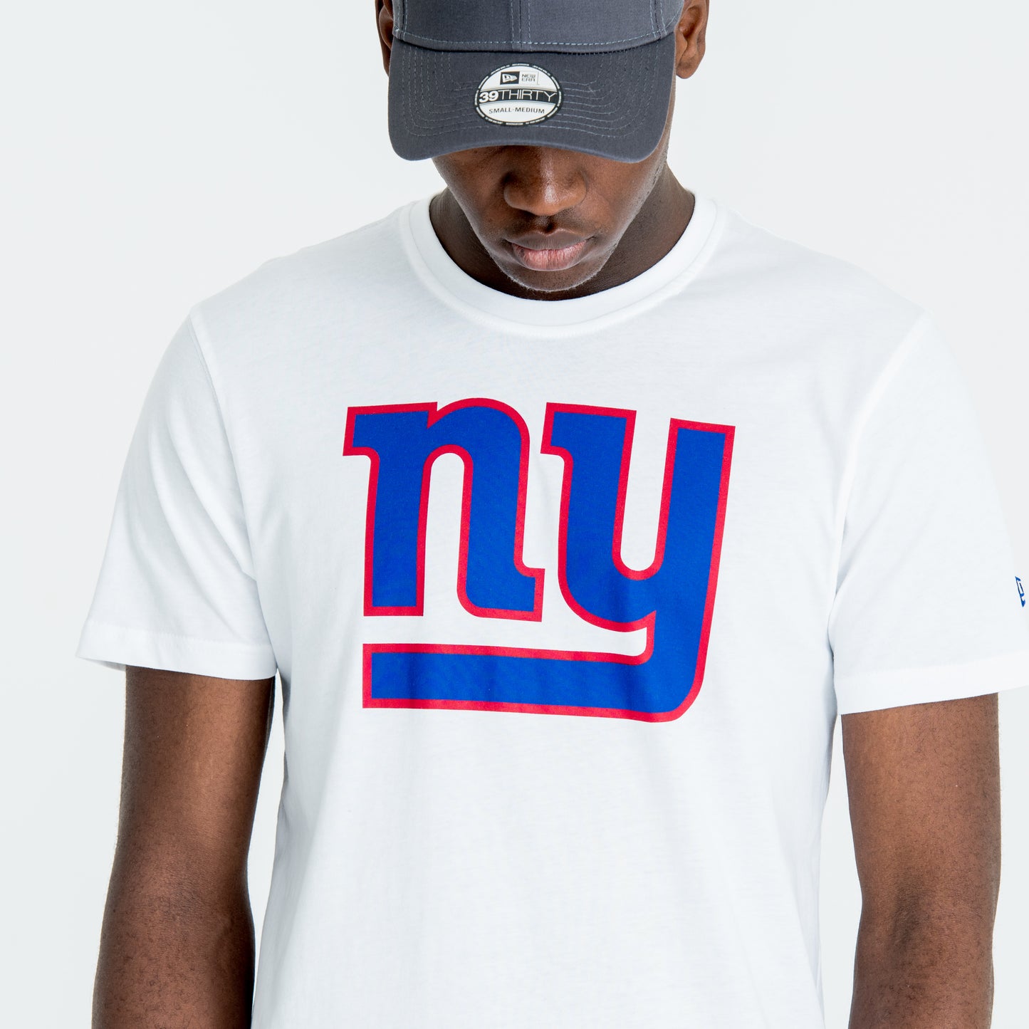 NEW YORK GIANTS NFL TEAM LOGO WHITE T-SHIRT