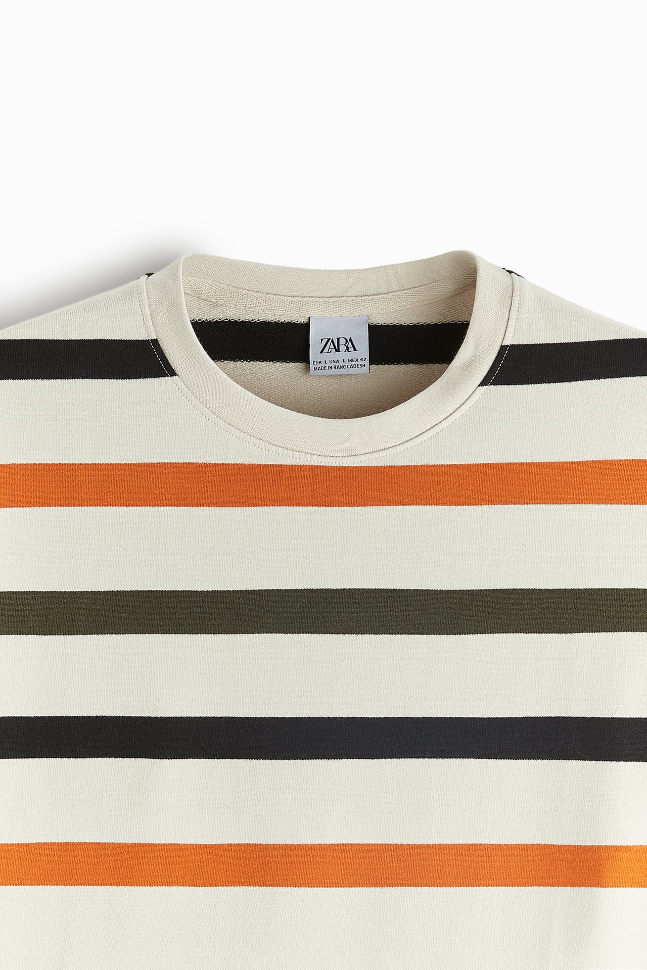 STRIPED LIGHTWEIGHT SWEATSHIRT