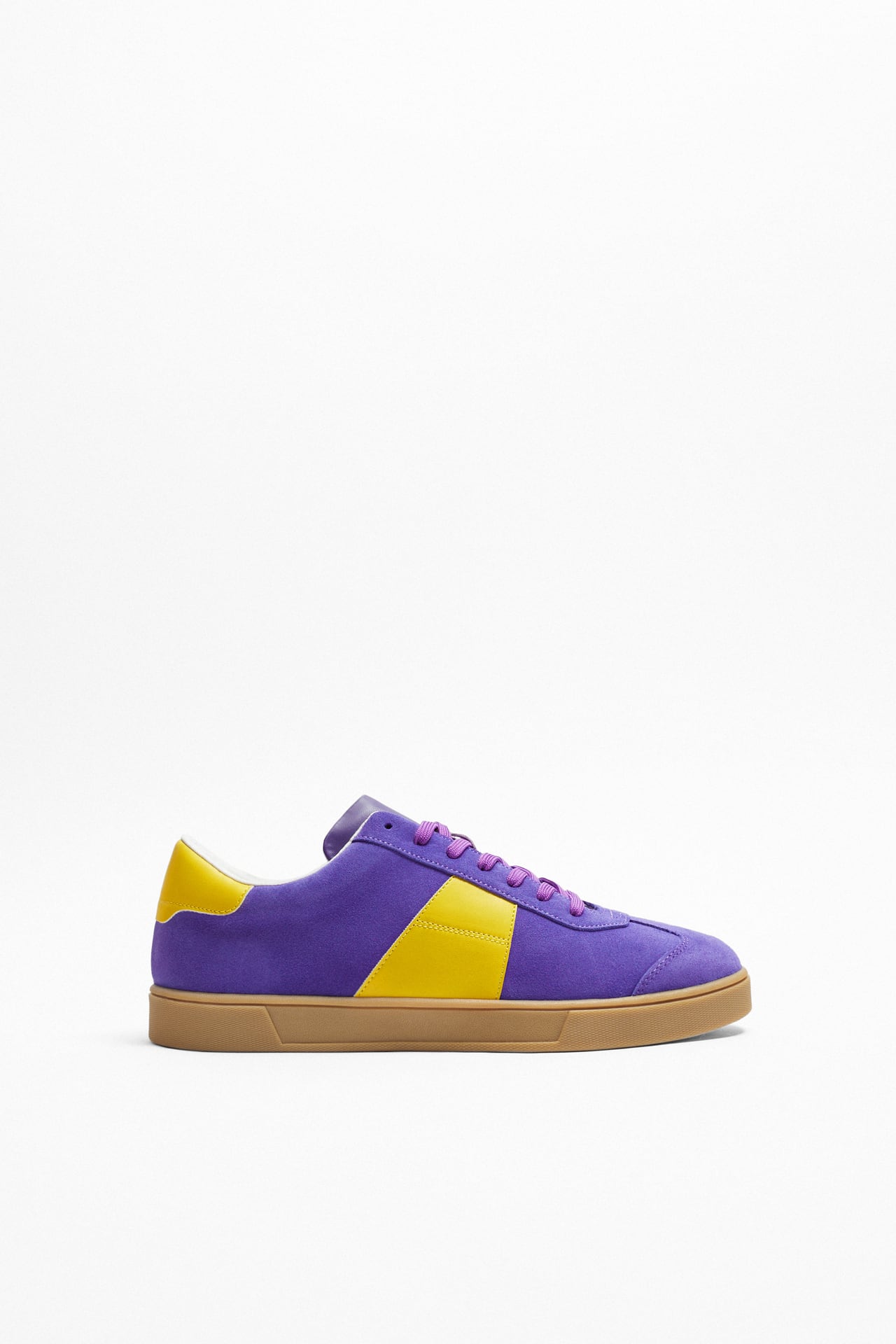 LEATHER MULTICOLOURED SNEAKERS