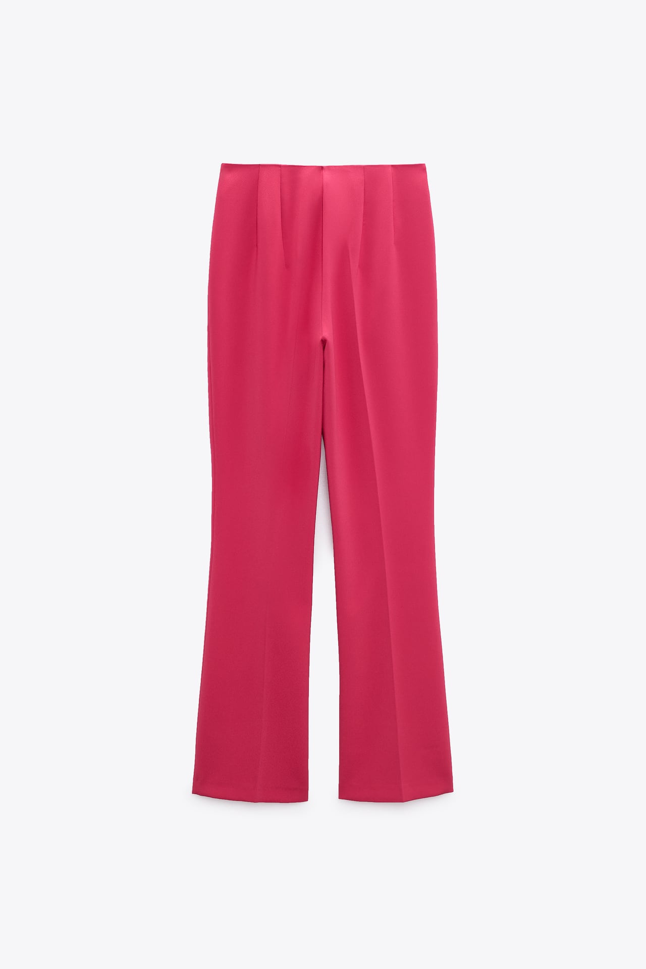 HIGH-RISE FLARED TROUSERS