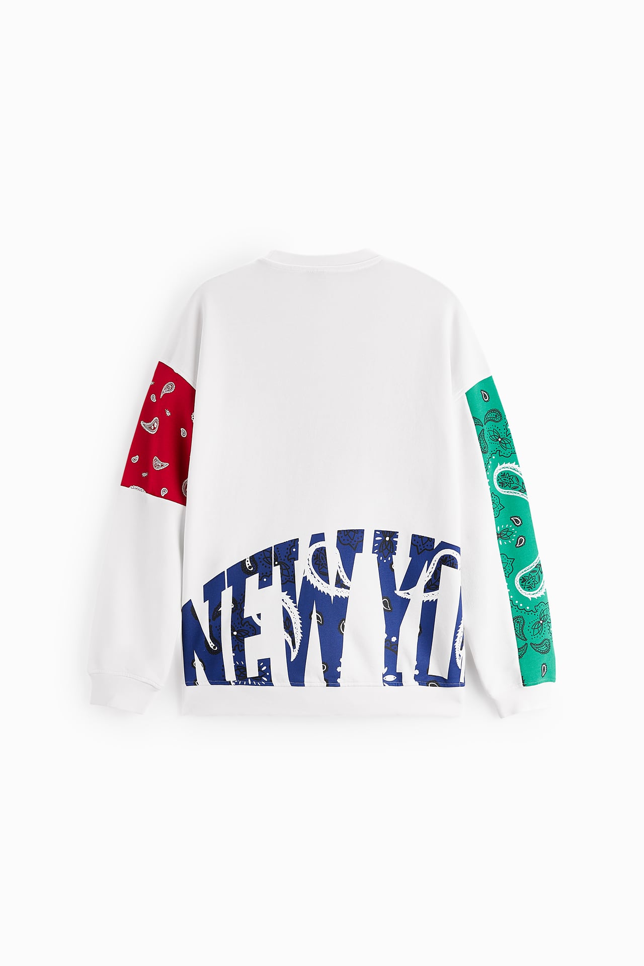 PATCHWORK BANDANA SWEATSHIRT