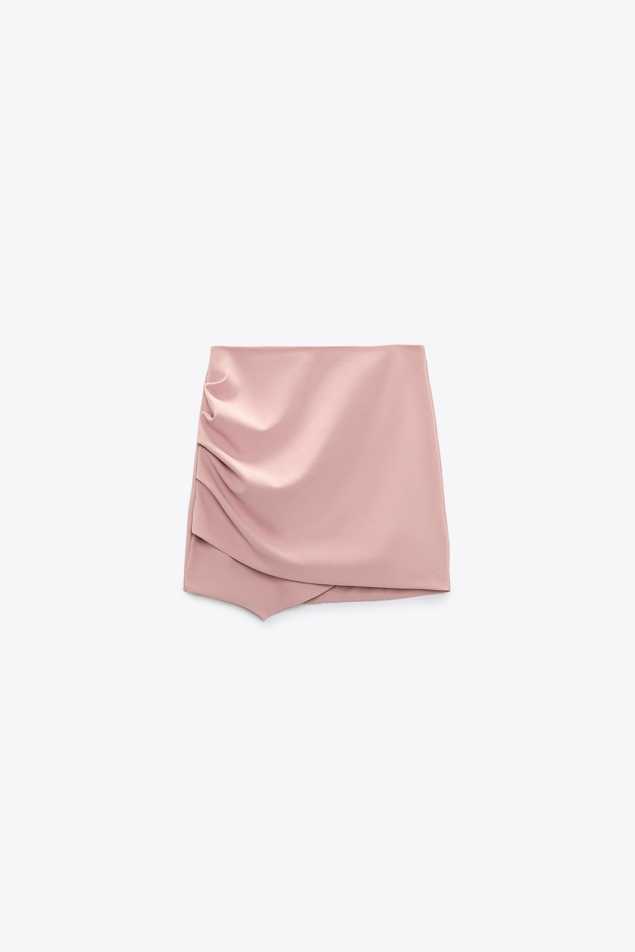 DRAPED MINI SKIRT
