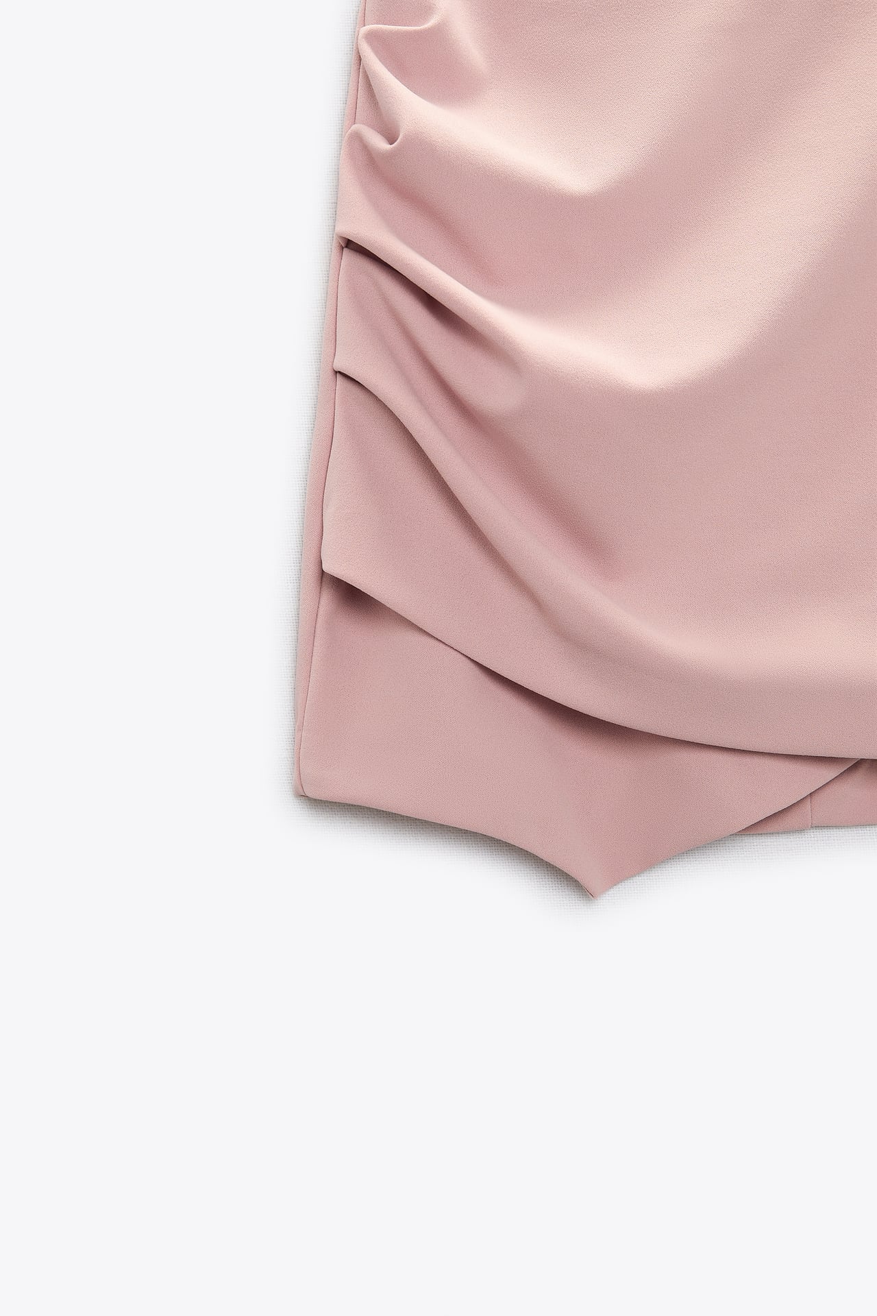 DRAPED MINI SKIRT