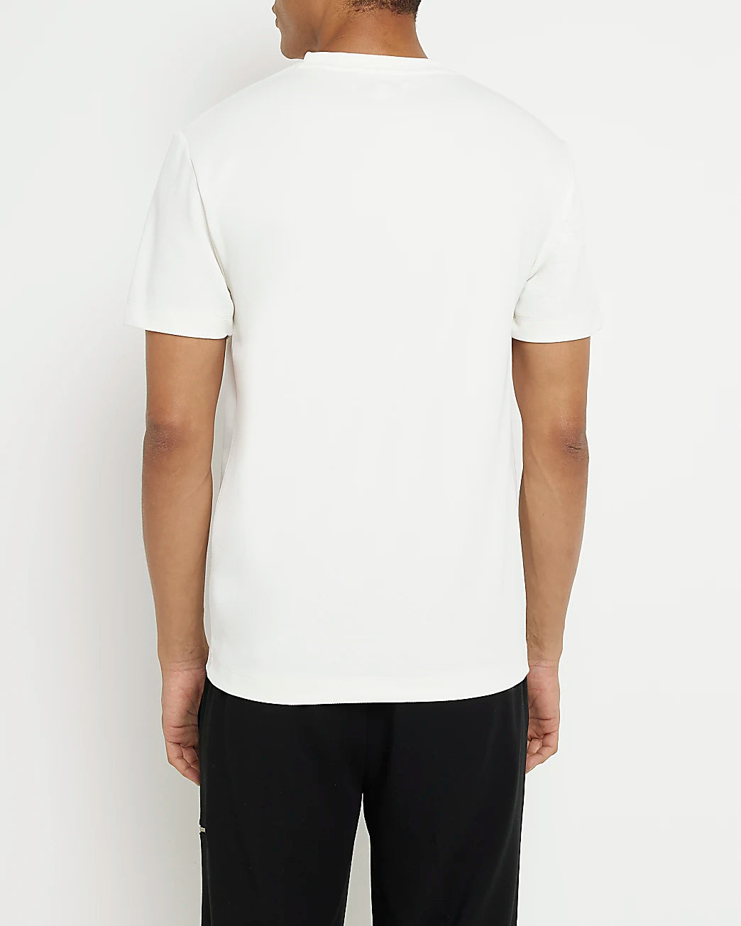 SLIM FIT TWILL EMBROIDERED T-SHIRT