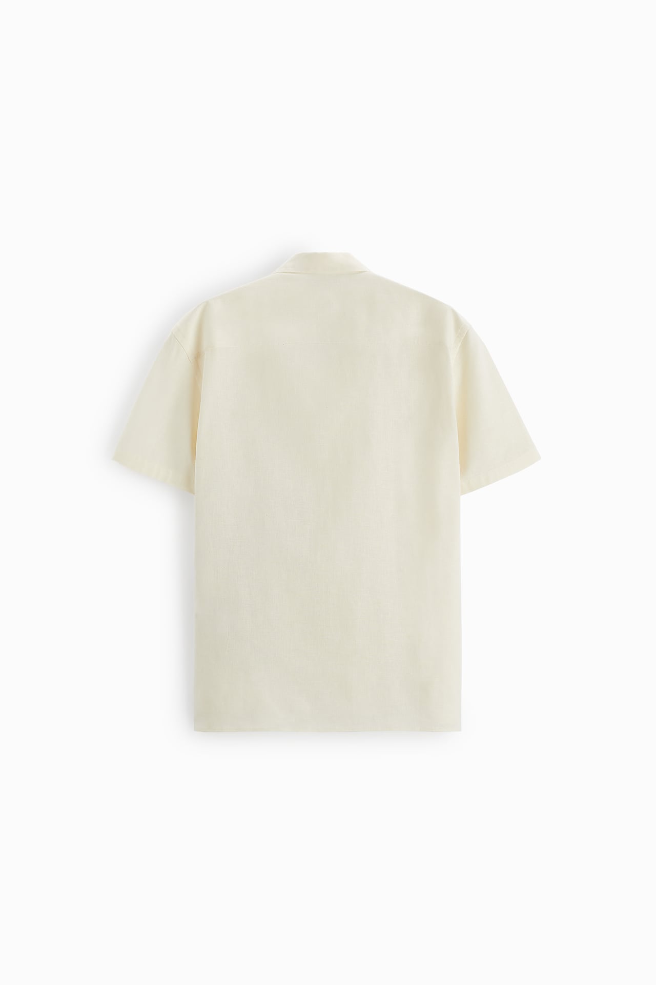 CONTRAST CROCHET SHIRT SAND
