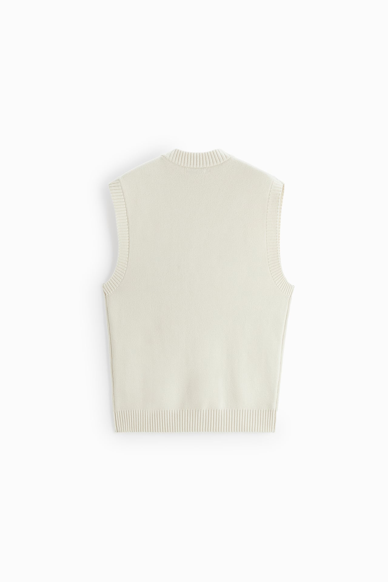 KNIT VEST WITH PATCH