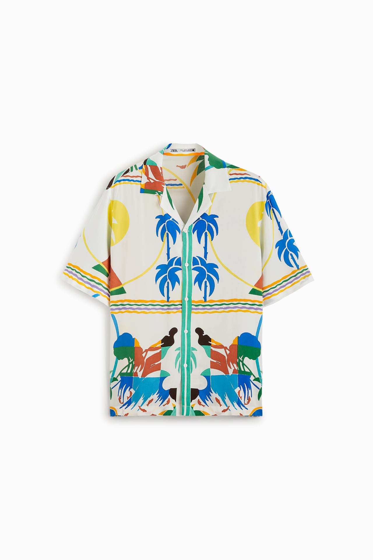 TROPICAL PRINT SHIRT