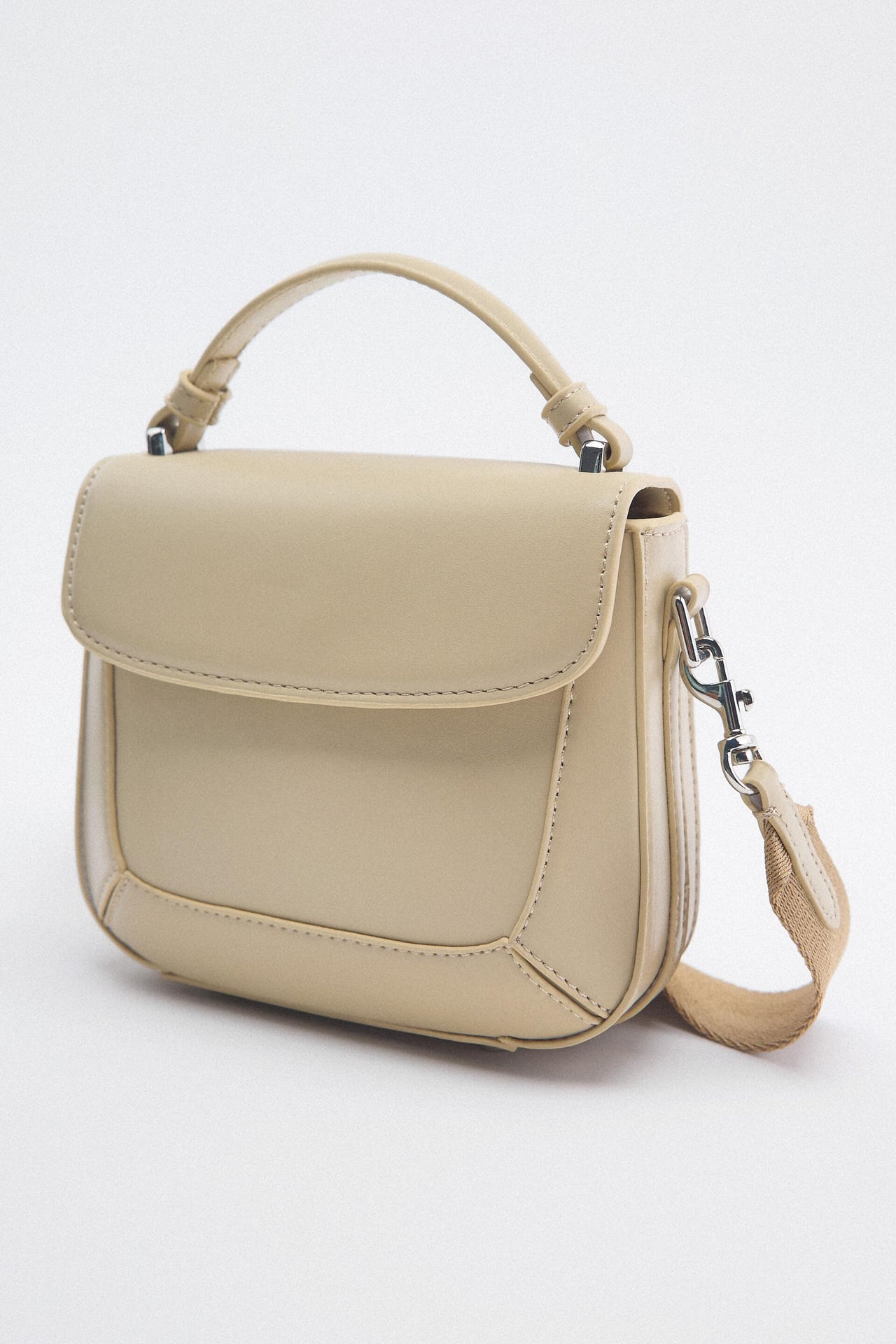 MINI MESSENGER BAG WITH FOLDOVER FLAP