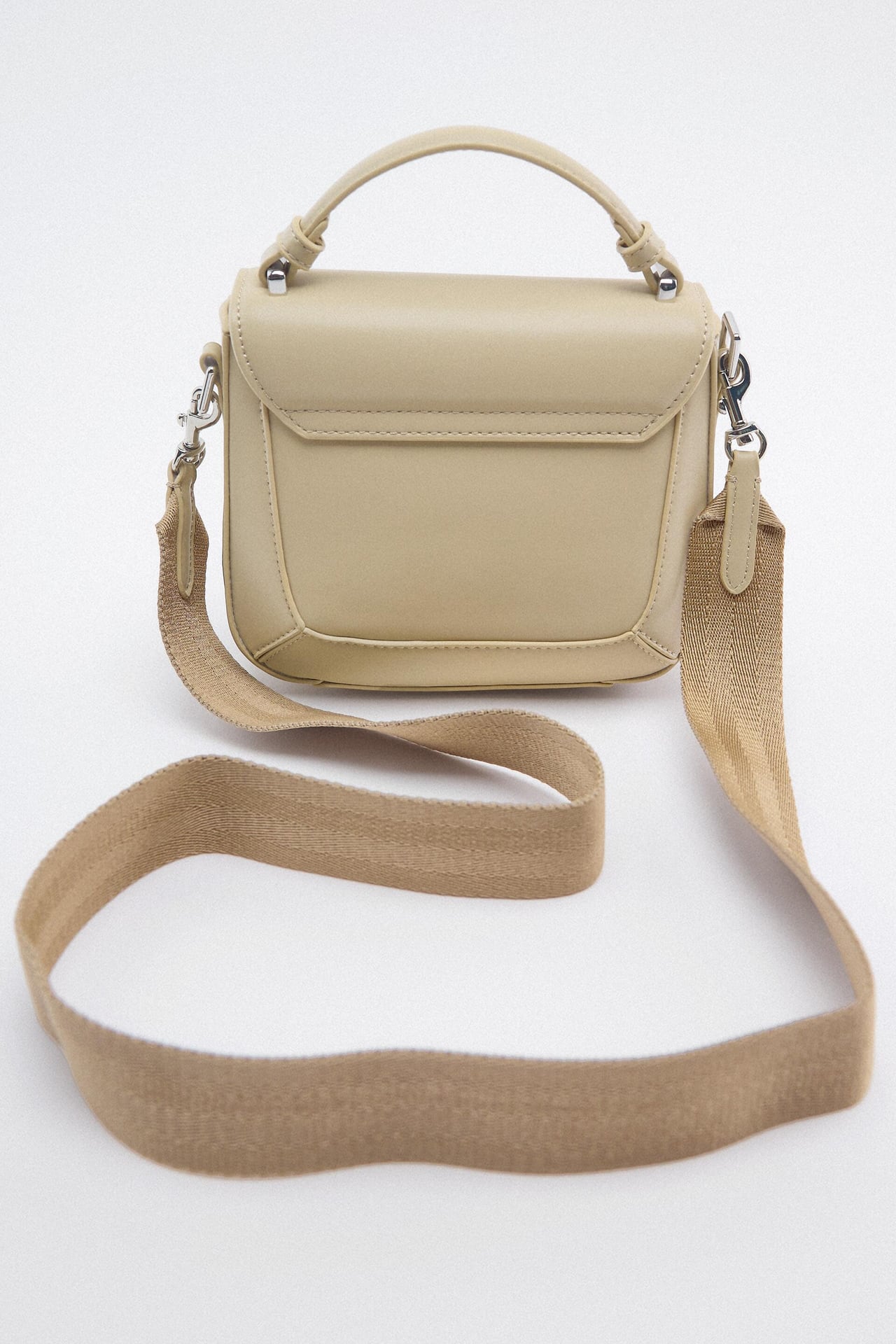 MINI MESSENGER BAG WITH FOLDOVER FLAP