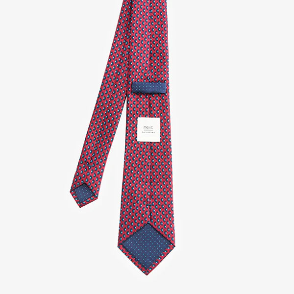 MOON WITH TIE CLIP PATTERN TIE