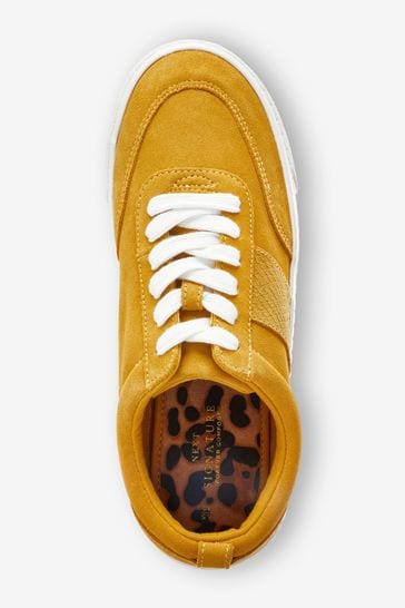 FOREVER COMFORT® CHUNKY SUDED LACE-UP TRAINERS