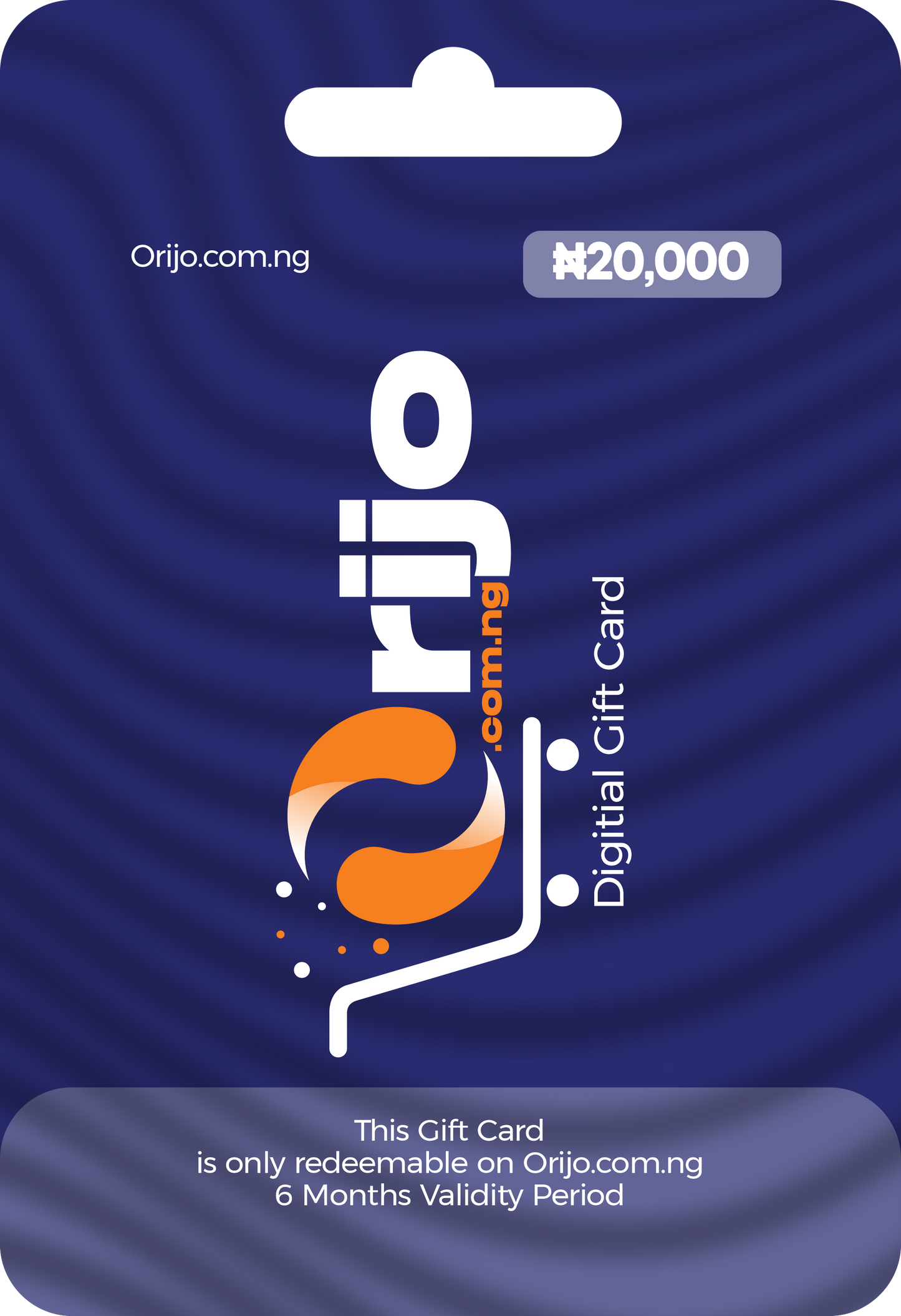 ORIJO BRONZE GIFT CARD (₦ 20,000)